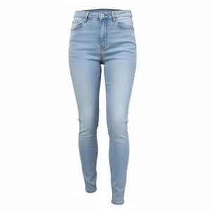 High Rise Skinny Jeans Light Wash Stretch Size 7/8